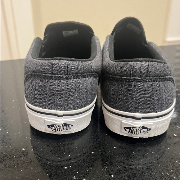 Vans Men's Charcoal Slip-On Sneakers - Picture 5 of 5